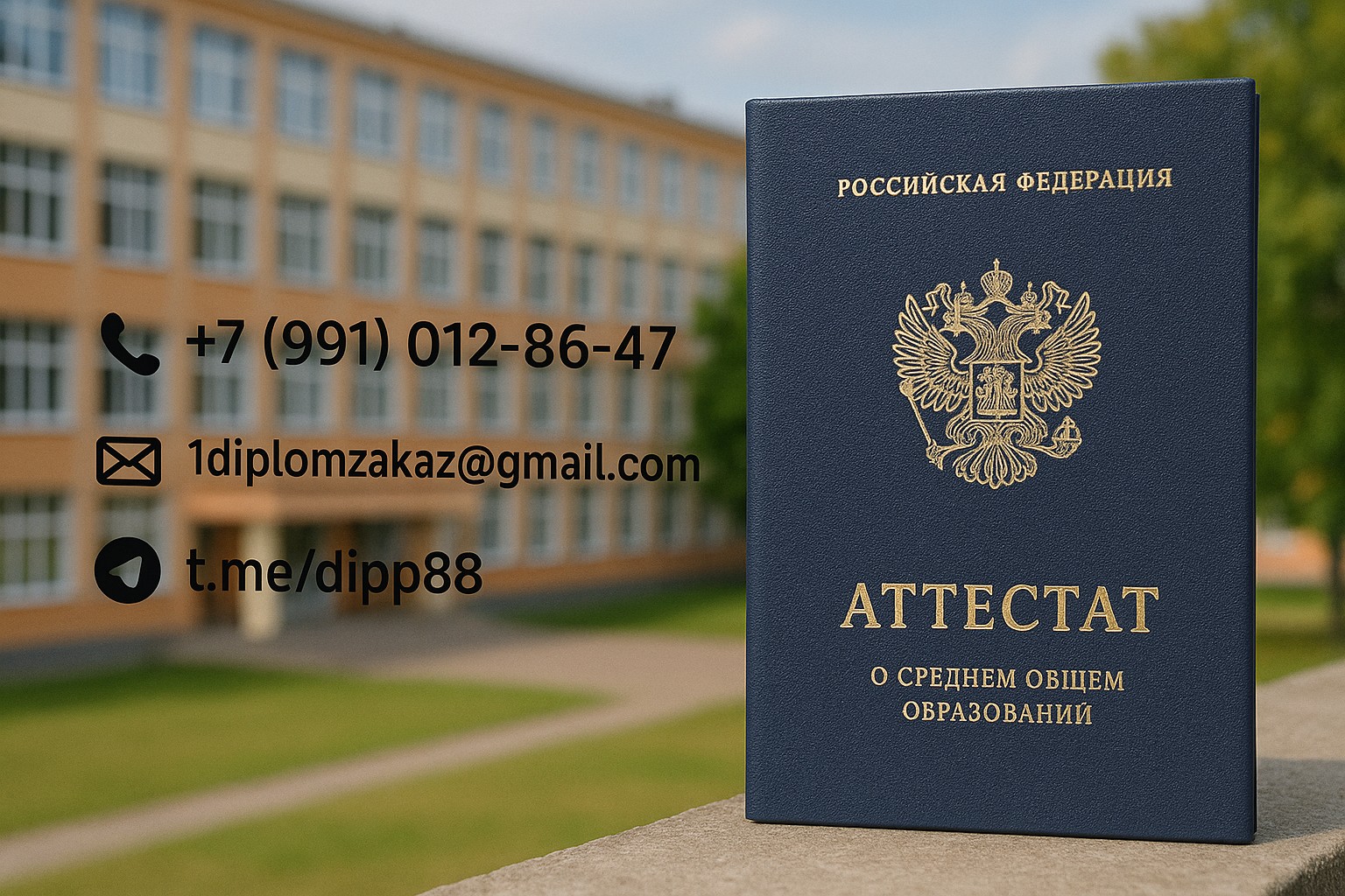 Заказать аттестат за 11 класс